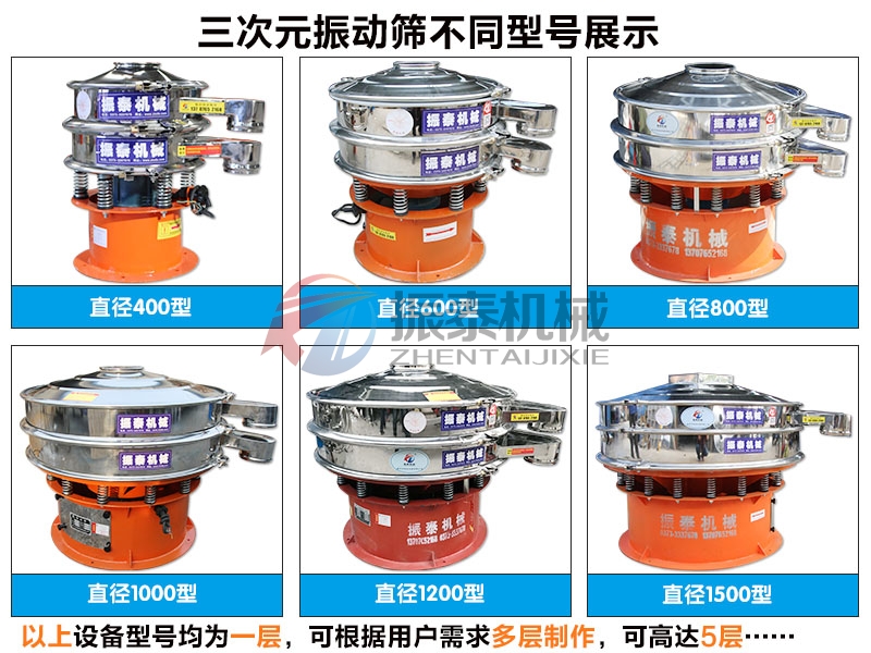 振動(dòng)篩不同型號(hào)展示 振動(dòng)篩不同型號(hào)展示